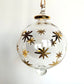Blown Glass Ornament - Gold Stars