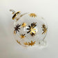 Blown Glass Ornament - Gold Stars