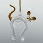 Ethically Sourced Blown Glass Ornament - Cat