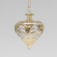 Blown Glass Ornament - Drop Amber