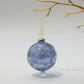 Blown Glass Ornament - Flowers in Blue