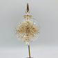 Blown Glass Ornament - Frozen Gold
