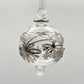 Blown Glass Ornament - Lotus Garland Silver
