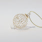 Blown Glass Ornament - Gold Dots