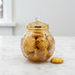 Blown Glass Jar - Starburst Yellow