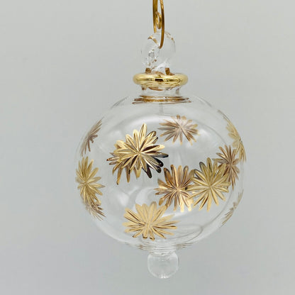 Blown Glass Small Ornament - Starry Sky