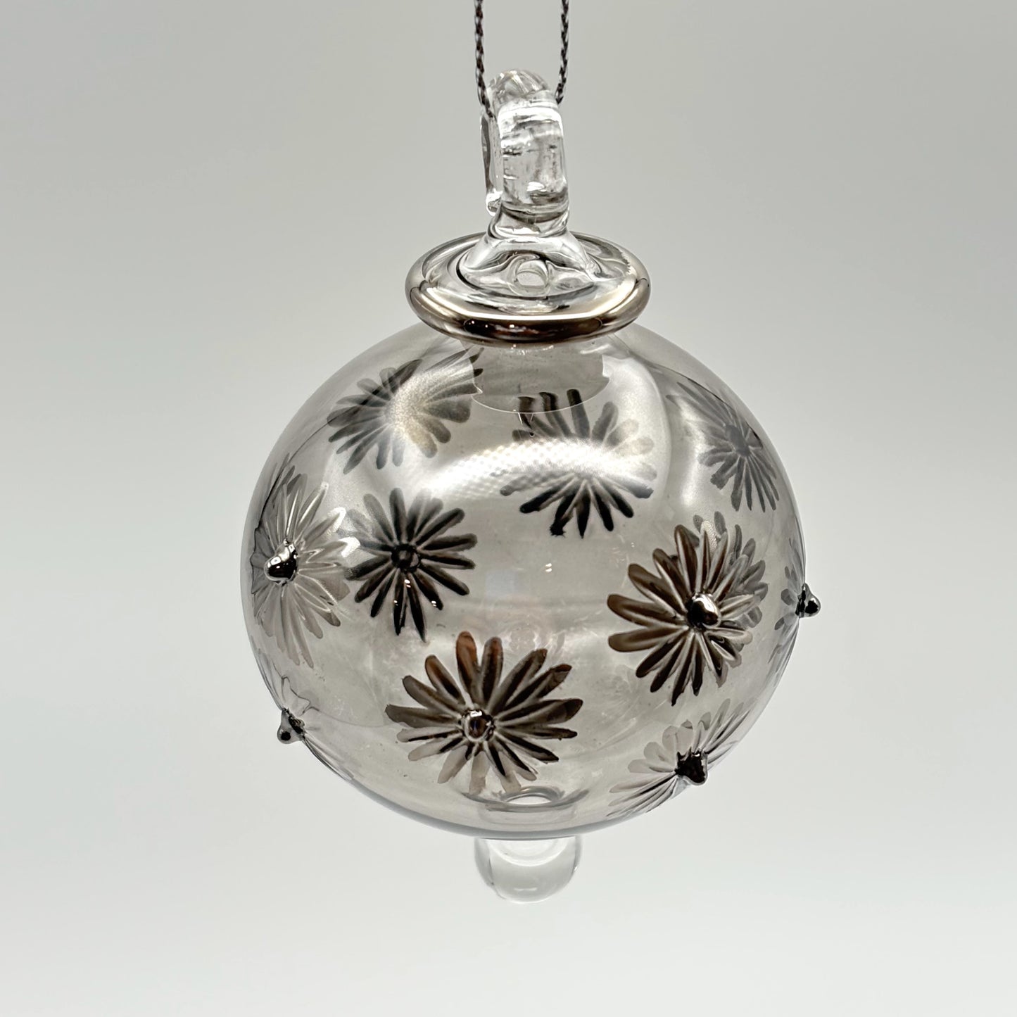 Blown Glass Small Ornament - Starry Sky