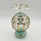Blown Glass Vase - Starburst Green