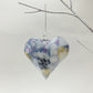 Fair Trade Hand-blown Glass Ornament - Heart: Multi / Pastel, Ethically Handmade