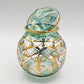 Blown Glass Jar - Starburst Green