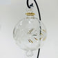 Blown Glass Ornament - Flowers Pattern
