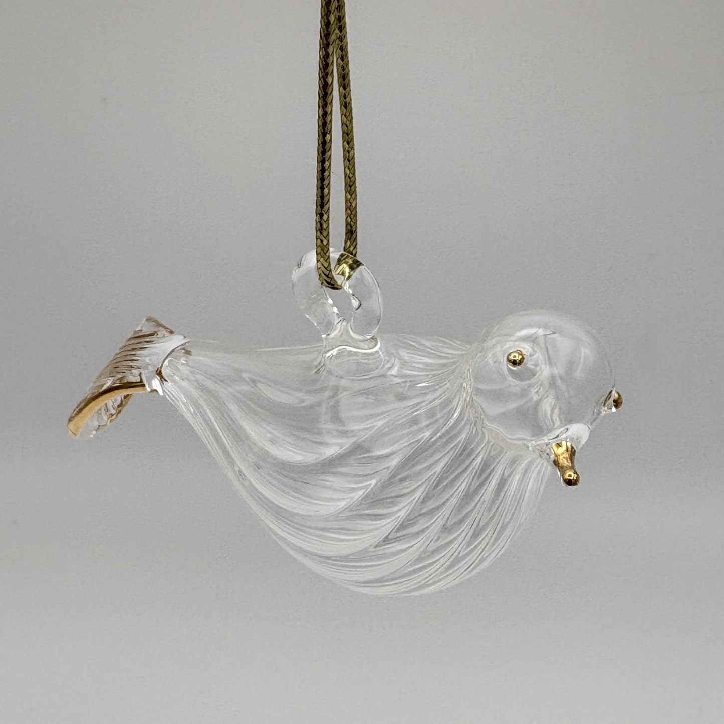 Blown Glass Ornament - Bird