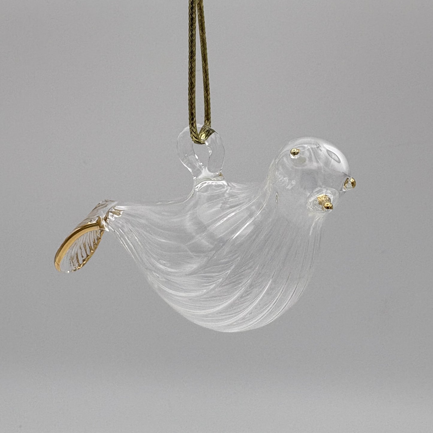 Blown Glass Ornament - Bird