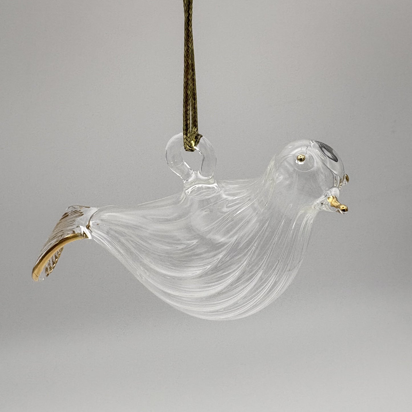 Blown Glass Ornament - Bird