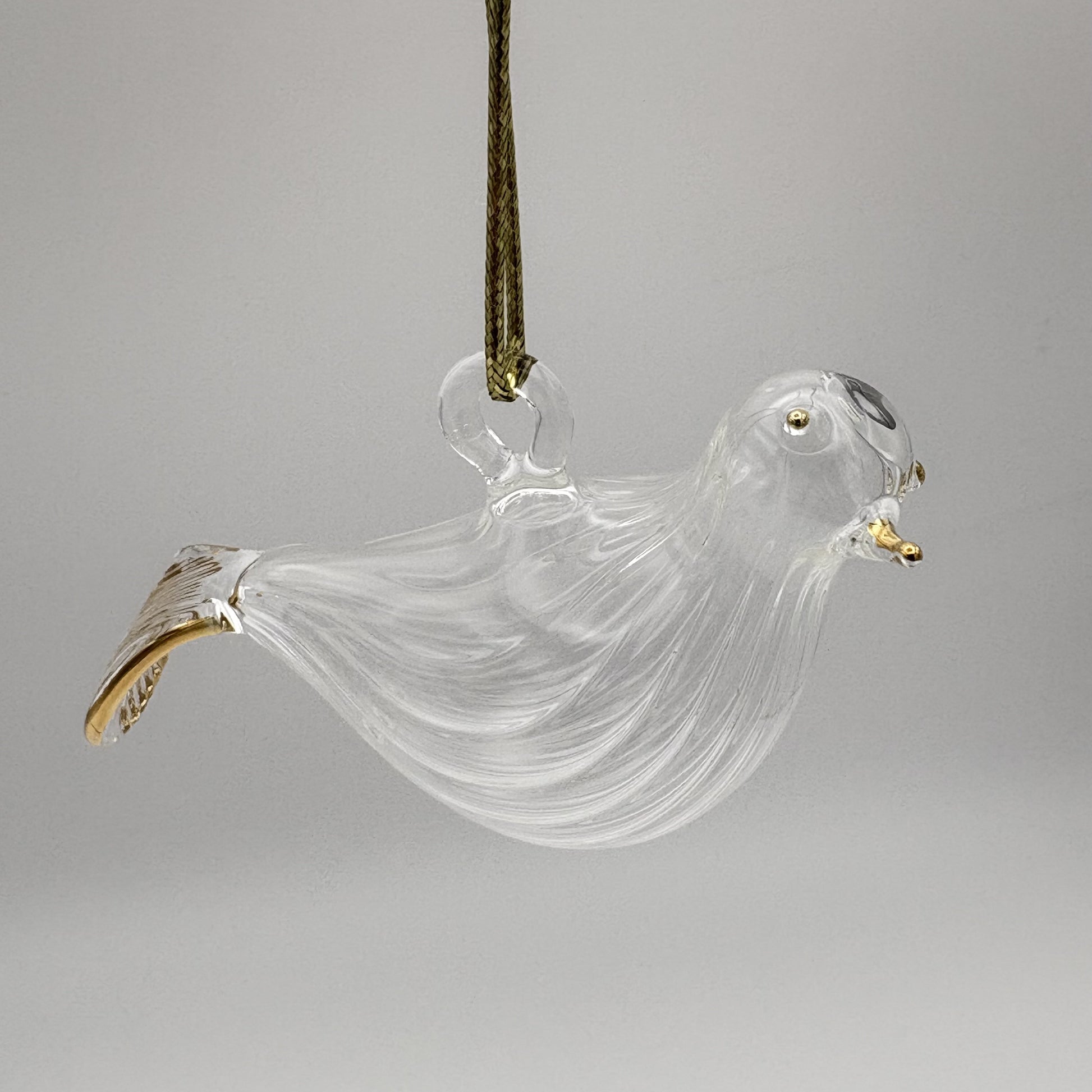 Blown Glass Ornament - Bird