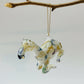 Fair Trade Hand-Blown Glass Ornament - Camel Multi Color, Ethically Handmade