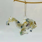 Fair Trade Hand-Blown Glass Ornament - Camel Multi Color, Ethically Handmade