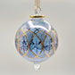 Blown Glass Ornament - Celestial Star Blue