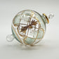 Blown Glass Ornament - Checkered Green