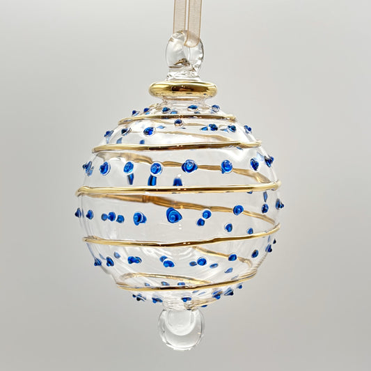 Blown Glass Ornament - Milky Way