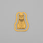 Fair Trade Handcrafted Brass Bookmark in the Shape of the Feline Goddess Bastet, Ancient Egypt Inspired
