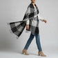 Handwoven Viscose Rayon Plaid Handwoven Scarf - Black & White, Fair Trade, Ethical Fashion
