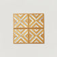 Set of four square wood coasters inlaid with mother of pearl in a geometric pattern, fair trade handmade, arabesque marquetry