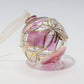 Fair Trade Hand-Blown Glass Ornament - Pink Carousel, Ethically Handmade