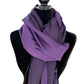 Reversable Diamond Handwoven Bamboo Viscose Shawl - Purple