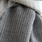 Double-faced Diamond Handwoven Shawl - White