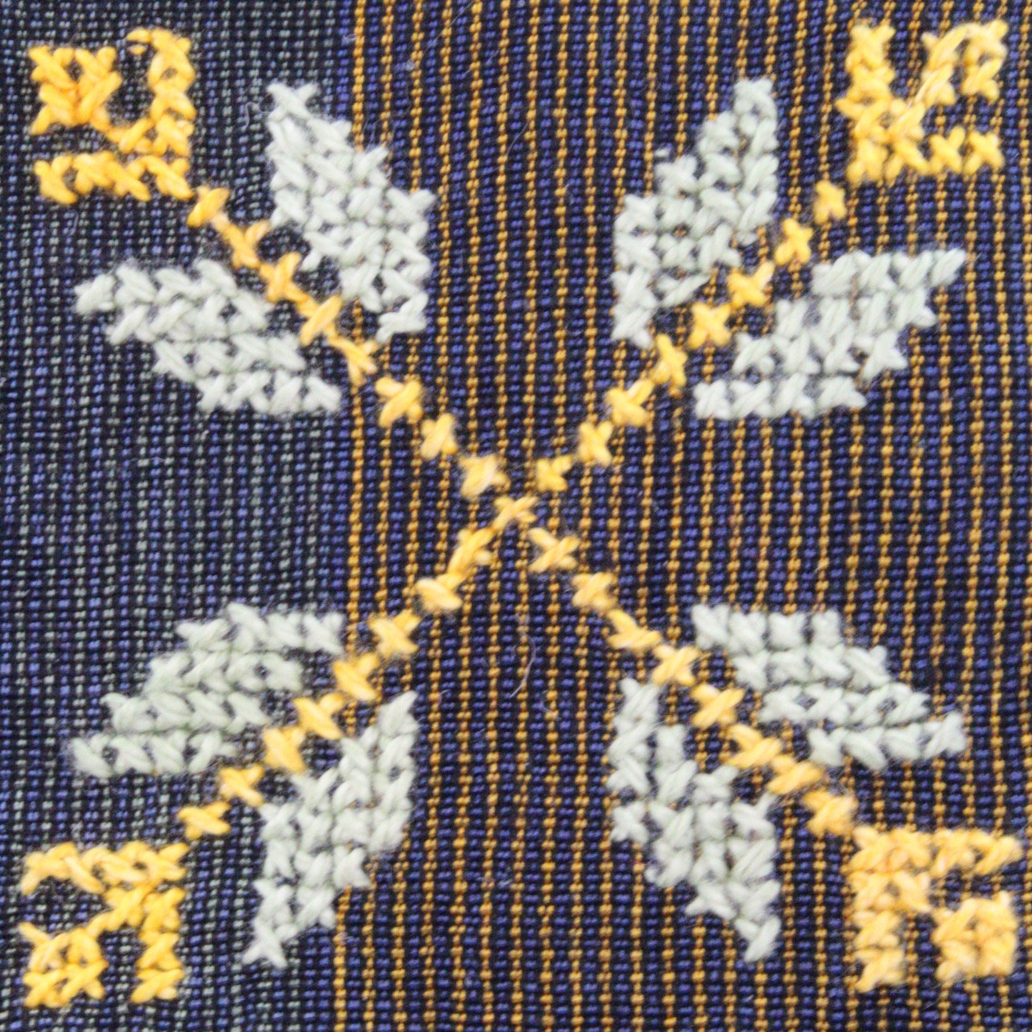 Fair Trade Edith Handcrafted Crossbody - Moiré with Arish traditional stitching, Hand-embroidery, Ethically Handmade, Sustainable Fashion, tatreez, cultural heritage