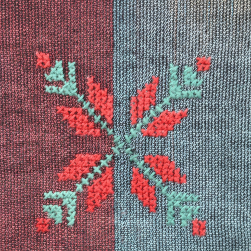 Fair Trade Edith Handcrafted Crossbody - Moiré with Arish traditional stitching, Hand-embroidery, Ethically Handmade, Sustainable Fashion, tatreez, cultural heritage