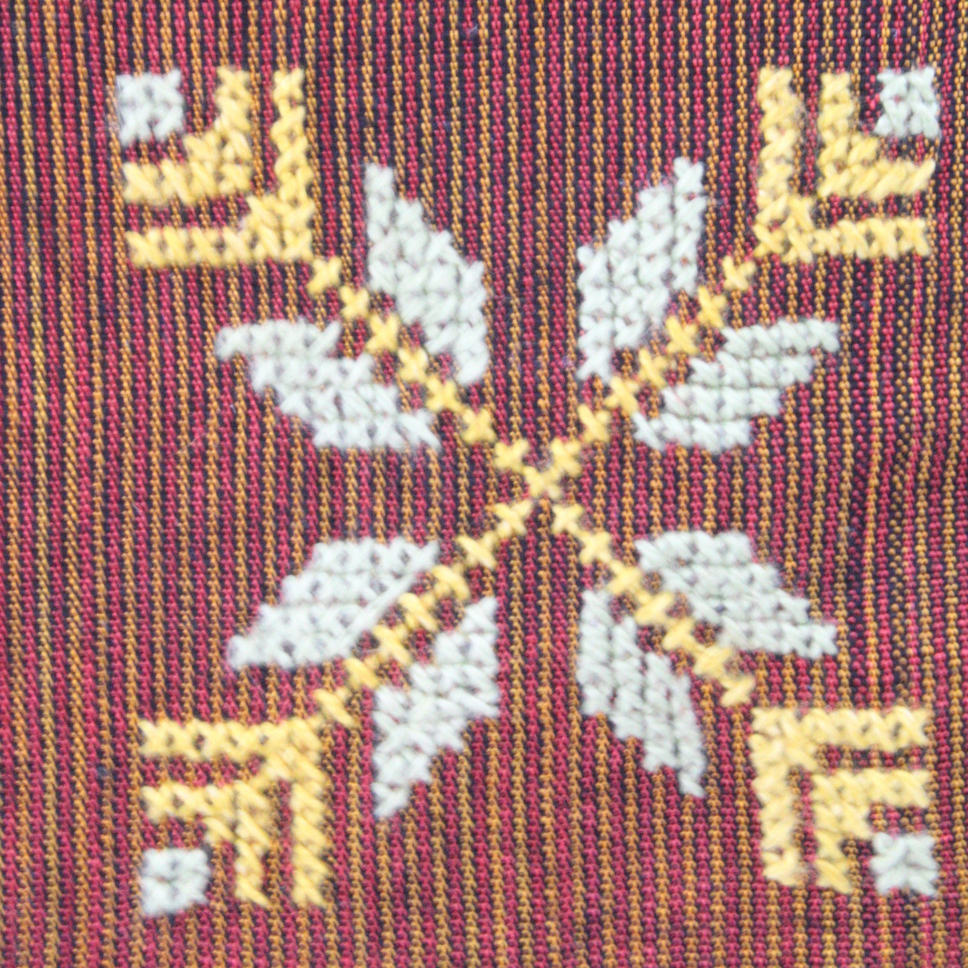 Fair Trade Edith Handcrafted Crossbody - Moiré with Arish traditional stitching, Hand-embroidery, Ethically Handmade, Sustainable Fashion, tatreez, cultural heritage