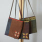 Fair Trade Edith Handcrafted Crossbody - Moiré with Arish traditional stitching, Hand-embroidery, Ethically Handmade, Sustainable Fashion, tatreez, cultural heritage