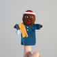 Fair Trade Handmade Finger Puppet - Dandarah, Ethcially Hand-sewn by women artisans
