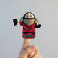 Fair Trade Handmade Finger Puppet - Dandarah, Ethcially Hand-sewn by women artisans