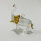 Handcrafted Glass Ornament - Elephant