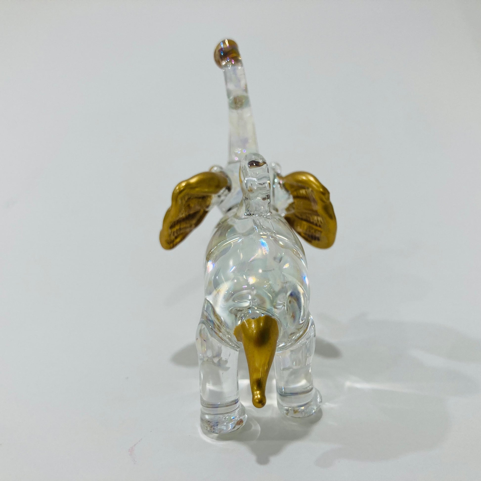 Handcrafted Glass Ornament - Elephant