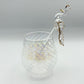 Blown Glass Cocktail Stirrer - Peacock