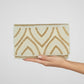 Fair Trade Gold Arches Hand-beaded Flap Clutch, Women Artisans, Sustainable Fashion, Ethically Handmade, Bride, Wedding