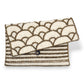 Gold Papyrus Hand-beaded Flap Clutch