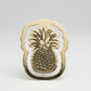 Handmade brass pineapple-shaped bookmark