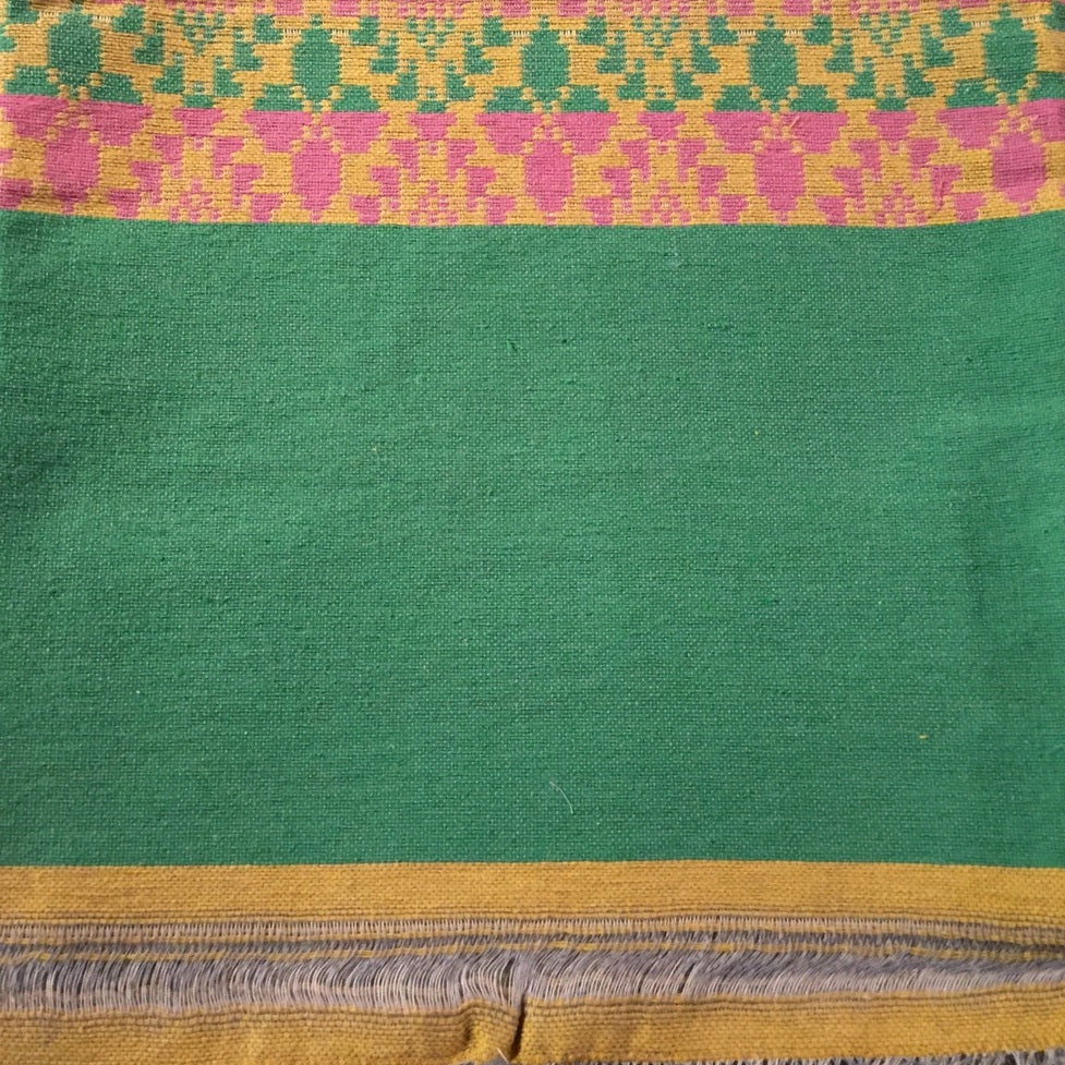 Handwoven Egyptian Cotton Bedcover: Pastel Diamonds - Double/Queen