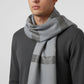 Fair Trade Helyat Handwoven Bamboo Viscose Scarf - Gray, Striped, Sustainable Fashion