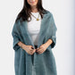 Linen Handwoven Scarf - Pine Green