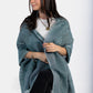 Linen Handwoven Scarf - Pine Green
