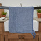 Blue Handwoven Tea Towels - Set of 2
