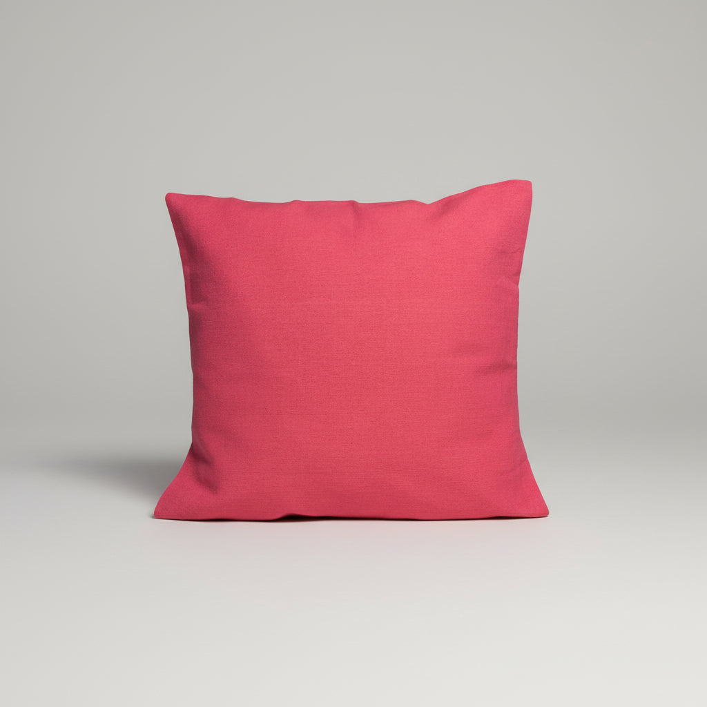 Handwoven Egyptian Cotton Cushion Cover - Solid Color - Dandarah, Fuchsia, Fair Trade, Ethically Handmade