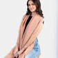 Handwoven Linen Scarf - Peach Fuzz