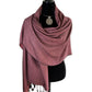 Double-faced Diamond Handwoven Bamboo Viscose Shawl - Pink